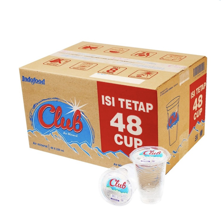 Air Mineral Club 240 ml (1 dus berisi 48 gelas)